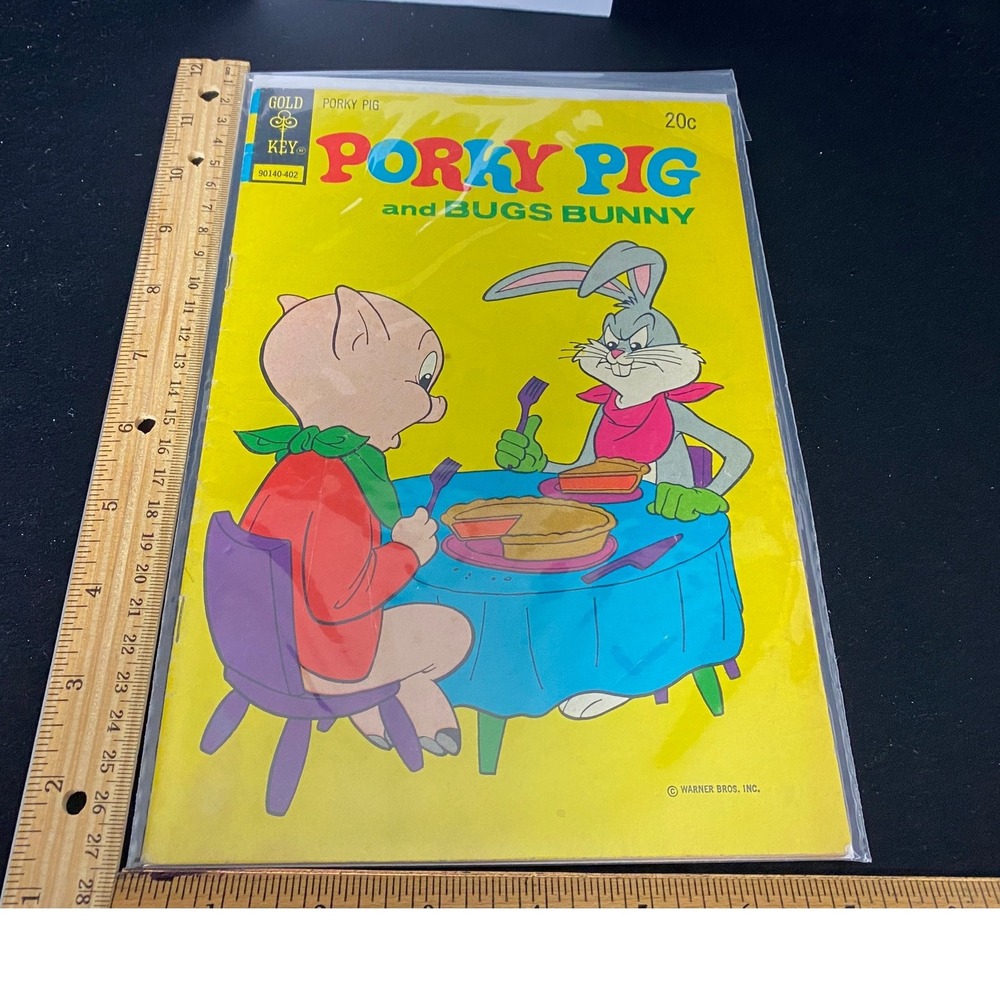 Gold Key Comics Porky Pig and Bugs Bunny 1977 Comic Book Vintage Cartoon
